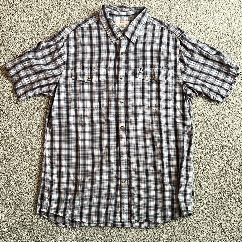 Men’s Fjllraven Abisko Cool Shirt - Size XL - Bluebird